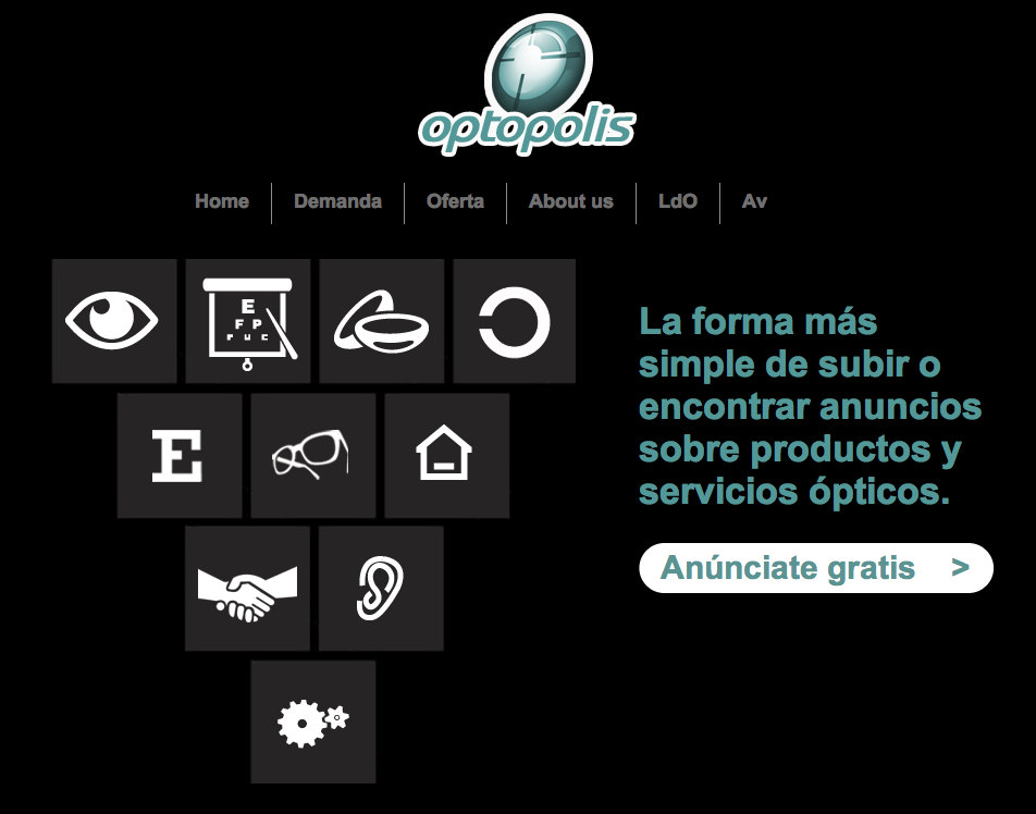 Optopolis, anuncios productos óptica